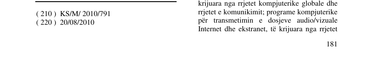 Zëri i markës Markë figurative në buletin