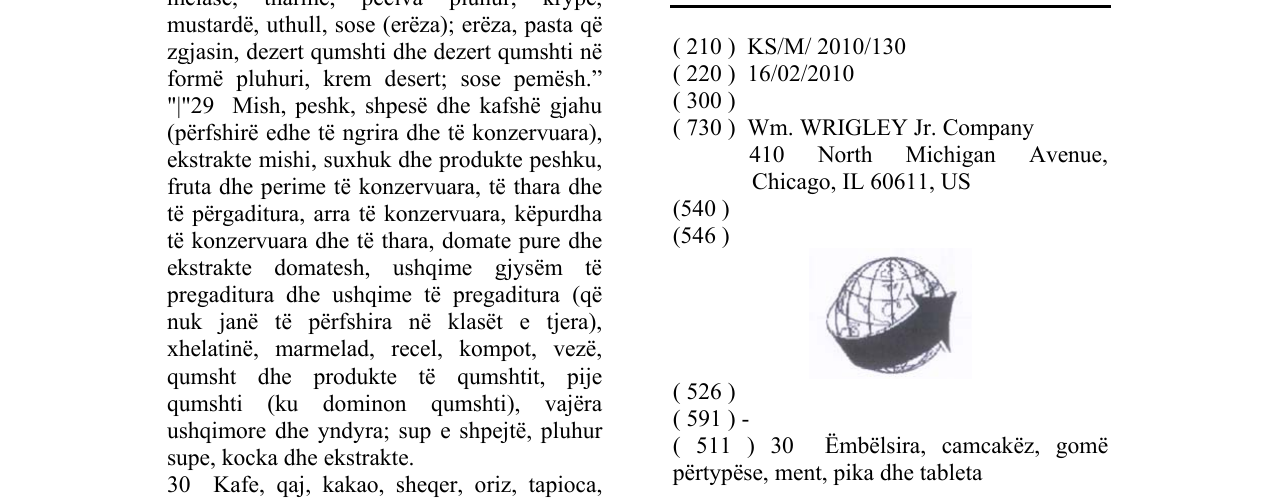 Zëri i markës Markë figurative në buletin