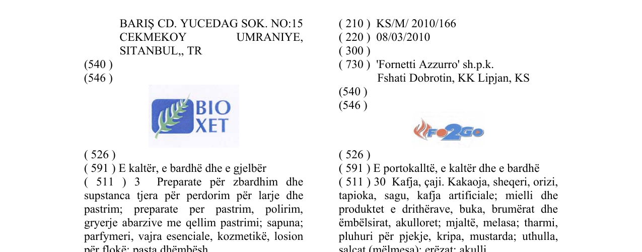 Zëri i markës FO2GO në buletin