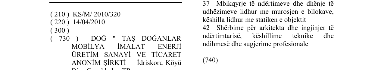 Zëri i markës DOĞTAŞ në buletin