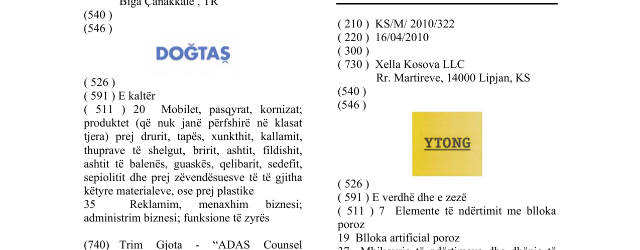 Zëri i markës YTONG në buletin