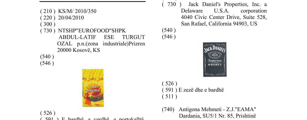 Zëri i markës super Majonez në buletin