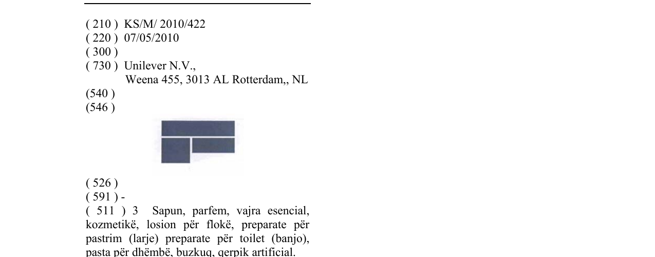 Zëri i markës Markë figurative në buletin