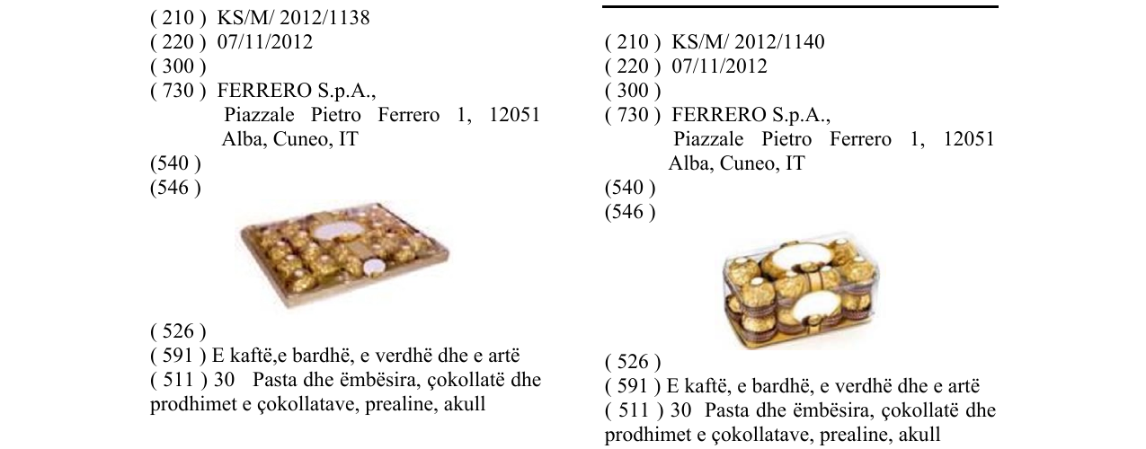 Zëri i markës Markë figurative në buletin