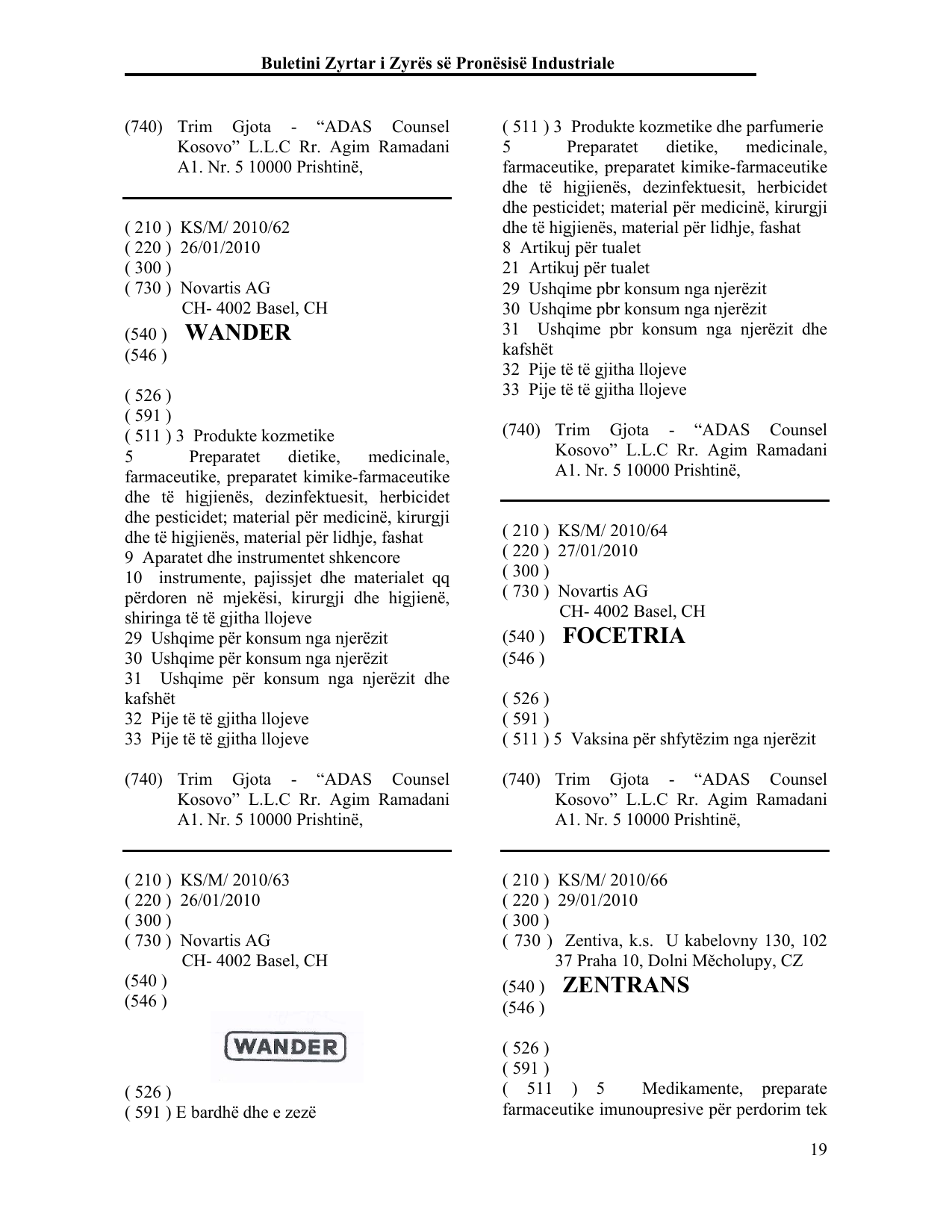 Faqja 19 e buletinit