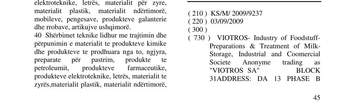 Zëri i markës ALTO në buletin