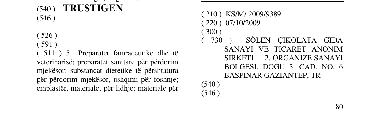 Zëri i markës OZMO në buletin