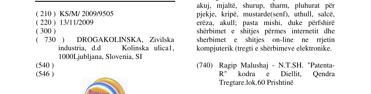 Zëri i markës ARGETA JUNiOR në buletin