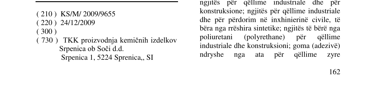 Zëri i markës TERMOSIL në buletin