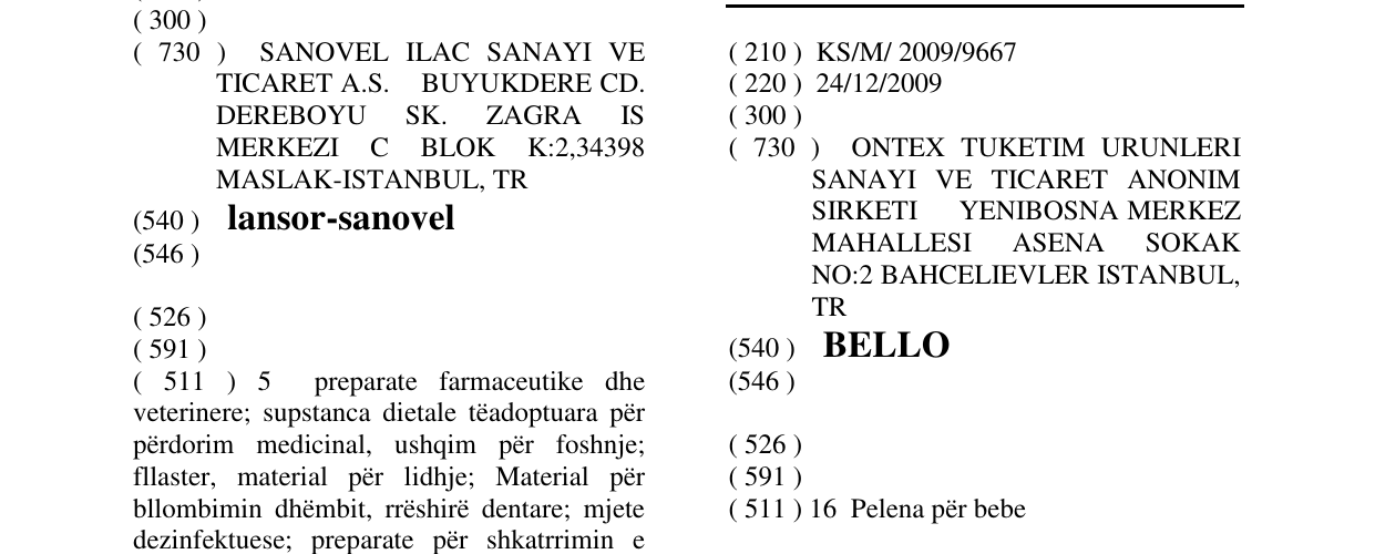 Zëri i markës BELLO në buletin