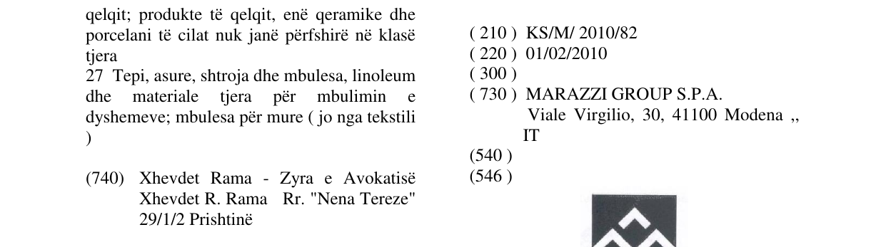 Zëri i markës FIG. në buletin