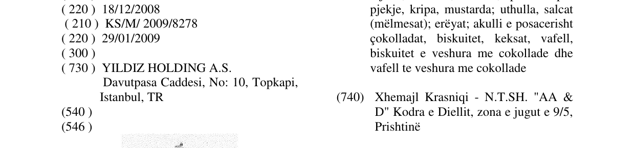 Zëri i markës ÜLKER TUTKU në buletin