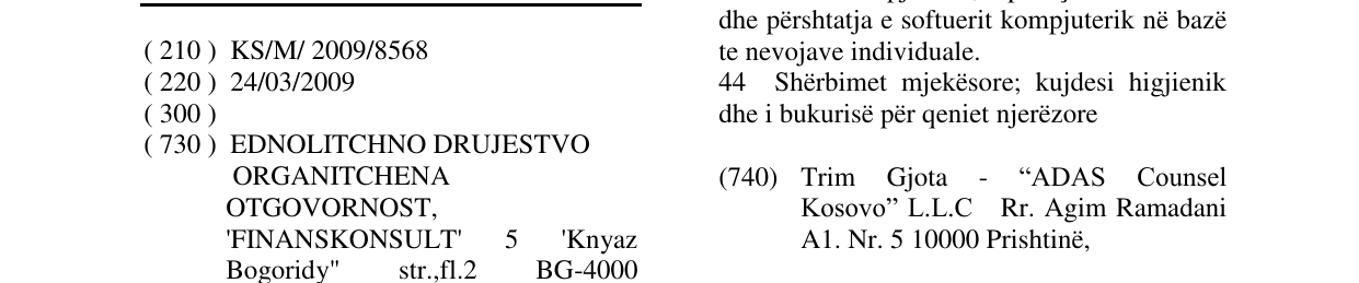 Zëri i markës 6 sense në buletin