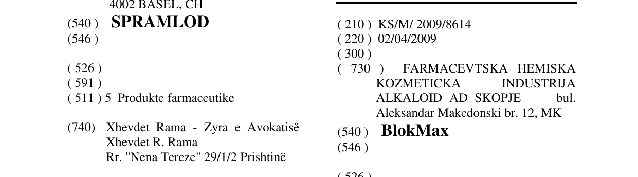 Zëri i markës BlokMax në buletin