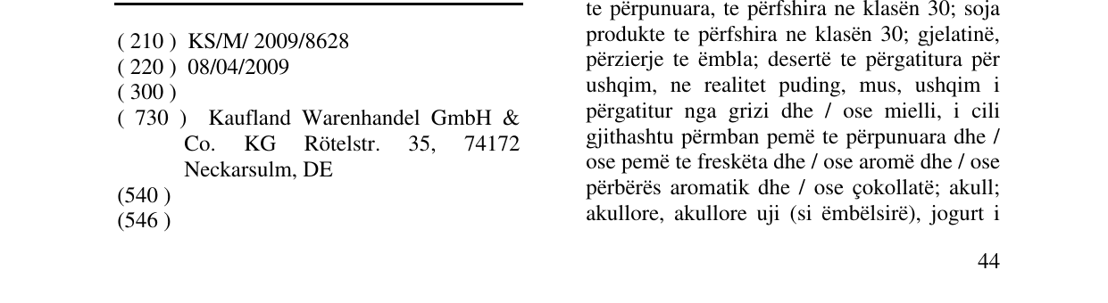 Zëri i markës Happy Selection në buletin