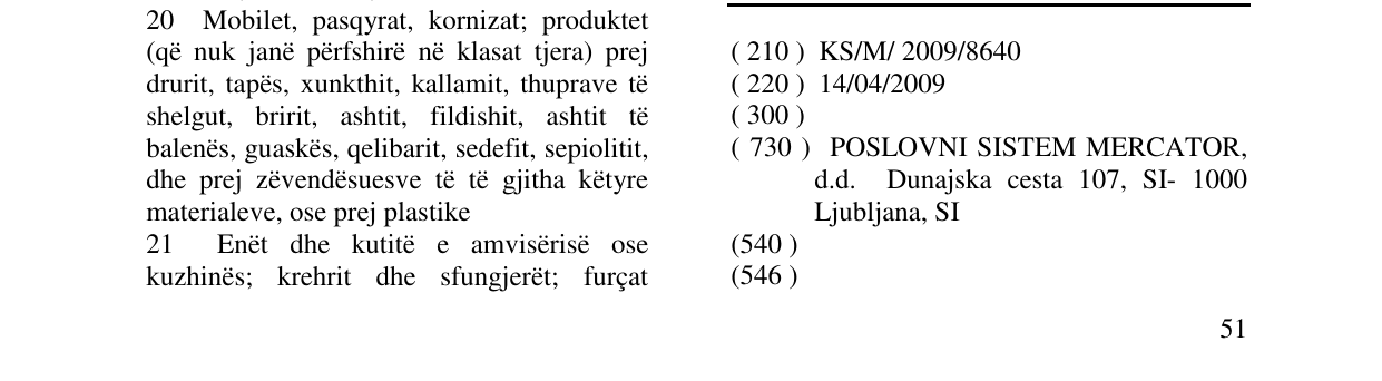 Zëri i markës LUMPI në buletin
