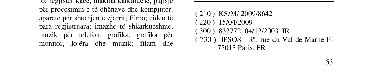 Zëri i markës IPSOS në buletin