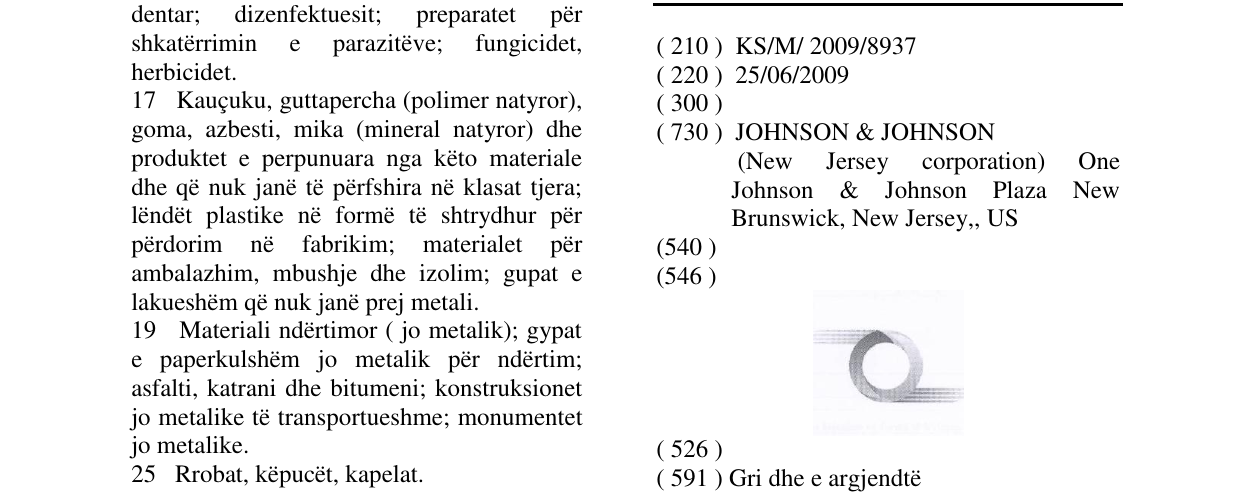 Zëri i markës Markë figurative në buletin