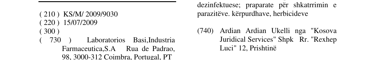 Zëri i markës CEFTRIXONE 1 G IM&IV FLACON (without solvent) KEMUDIN në buletin