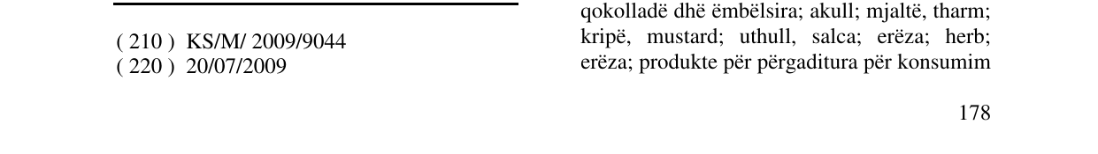 Zëri i markës CHARTIS në buletin