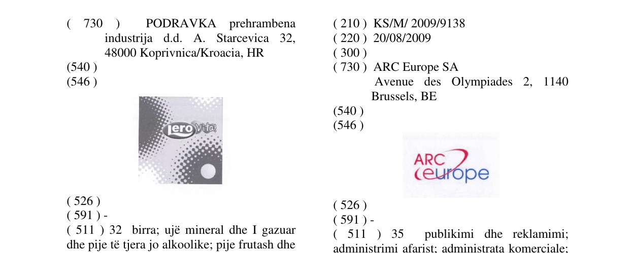 Zëri i markës ARC europe në buletin