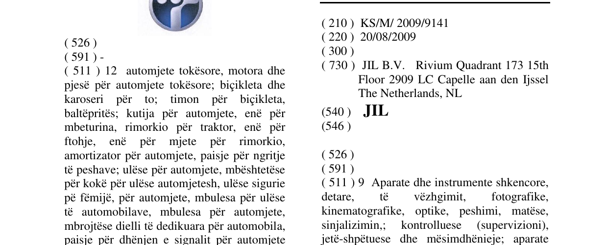 Zëri i markës JIL në buletin
