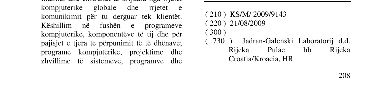Zëri i markës oculo plus në buletin