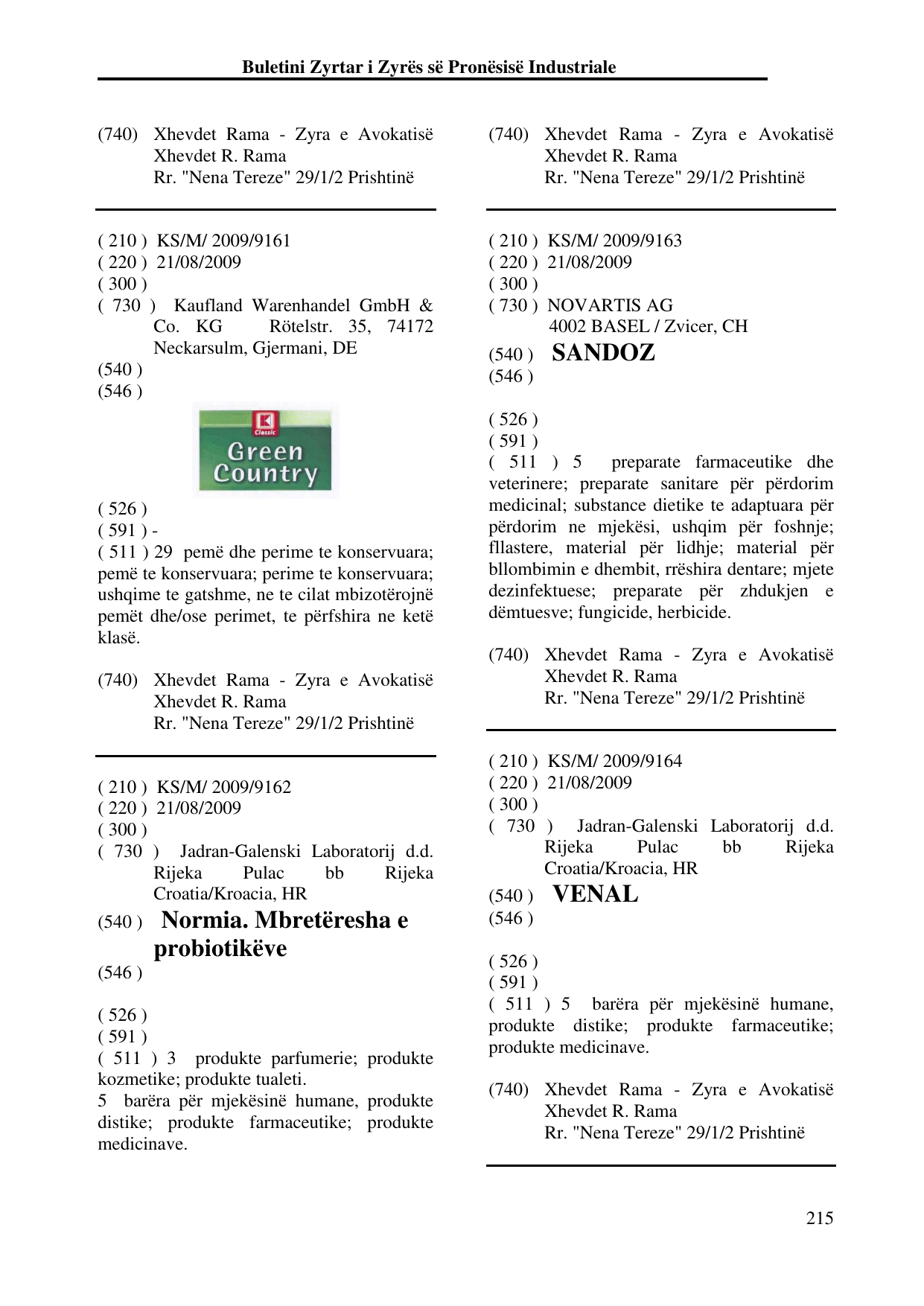 Faqja 215 e buletinit