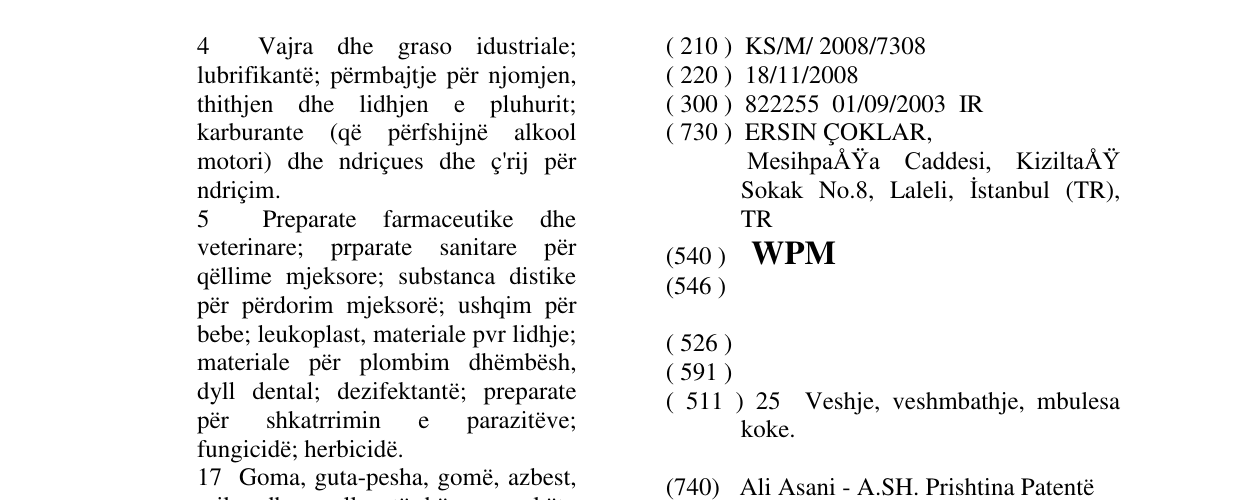 Zëri i markës WPM në buletin