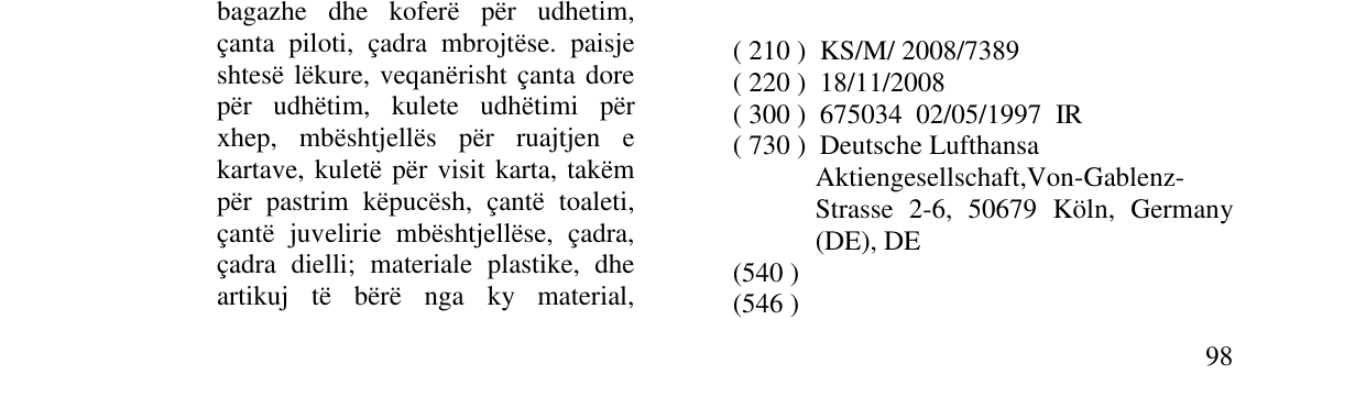 Zëri i markës Markë figurative në buletin