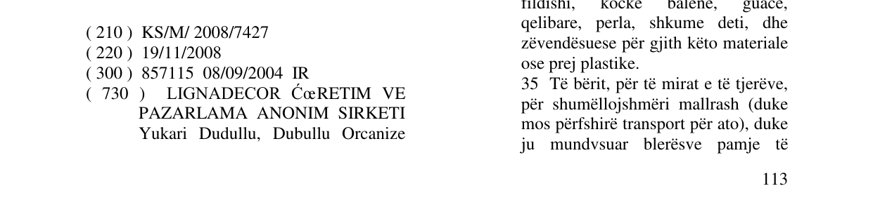 Zëri i markës LignaDecor në buletin