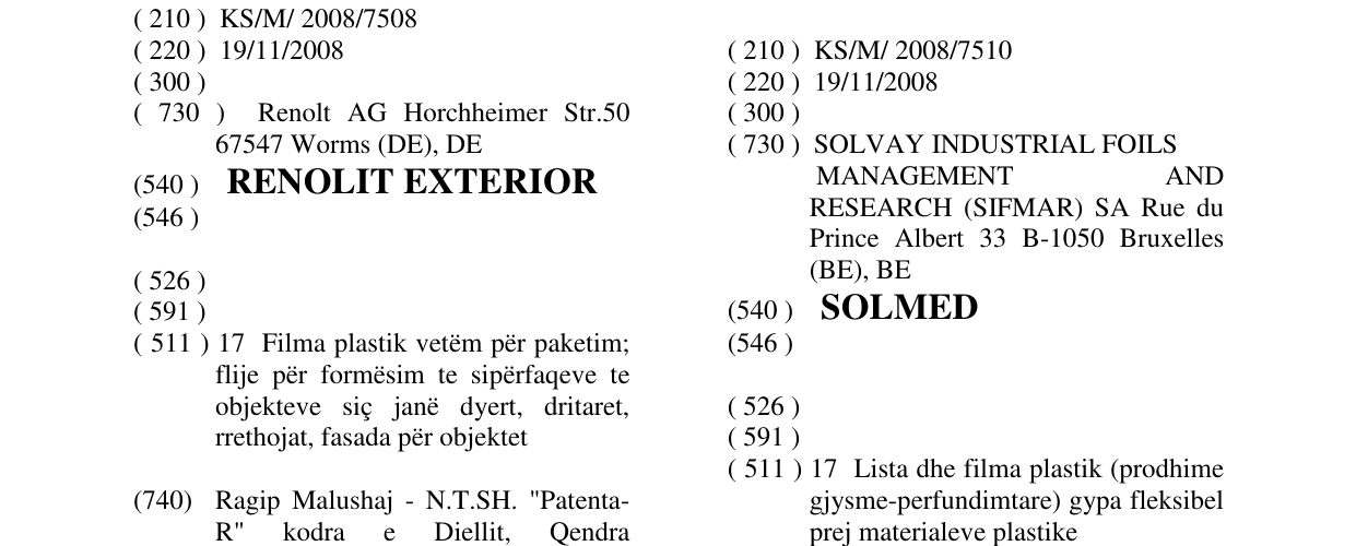 Zëri i markës SOLMED në buletin