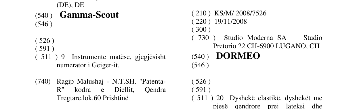 Zëri i markës DORMEO në buletin