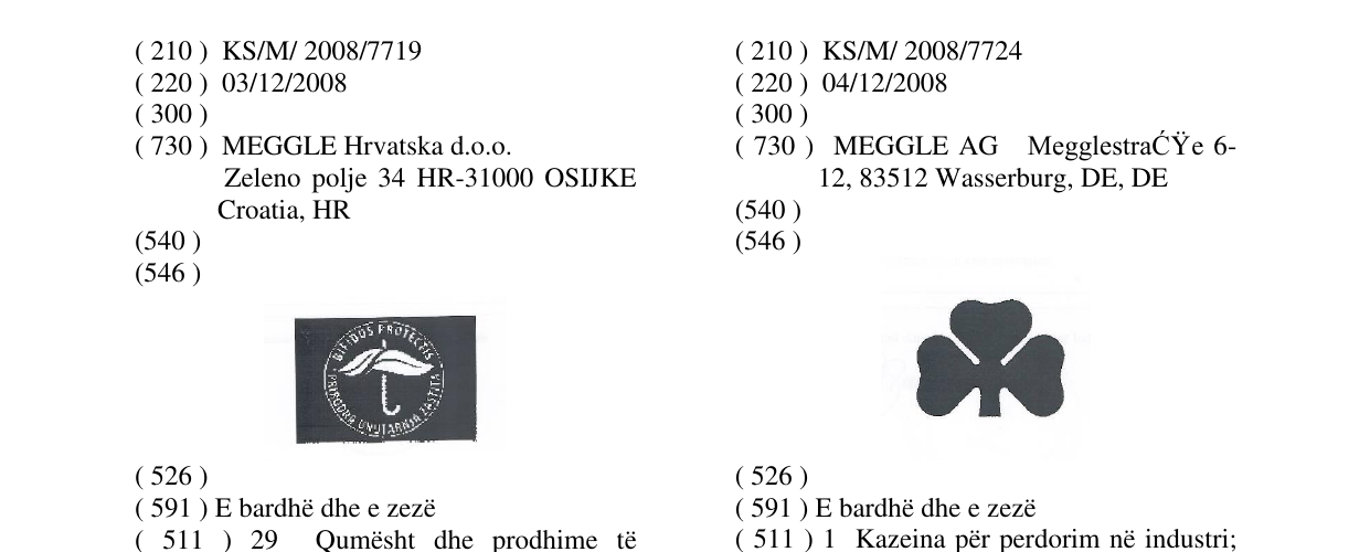 Zëri i markës Markë figurative në buletin