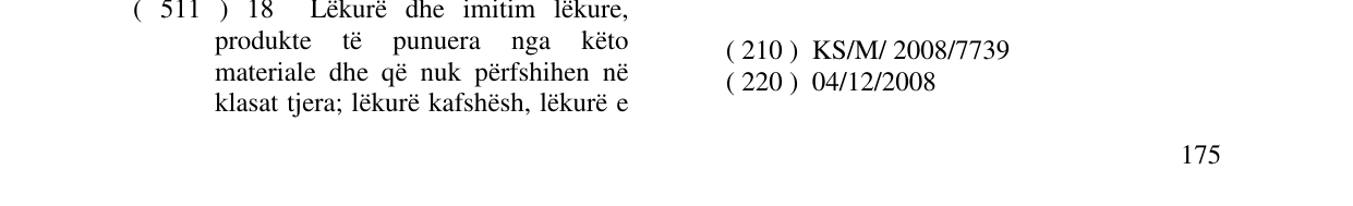 Zëri i markës oviesse në buletin