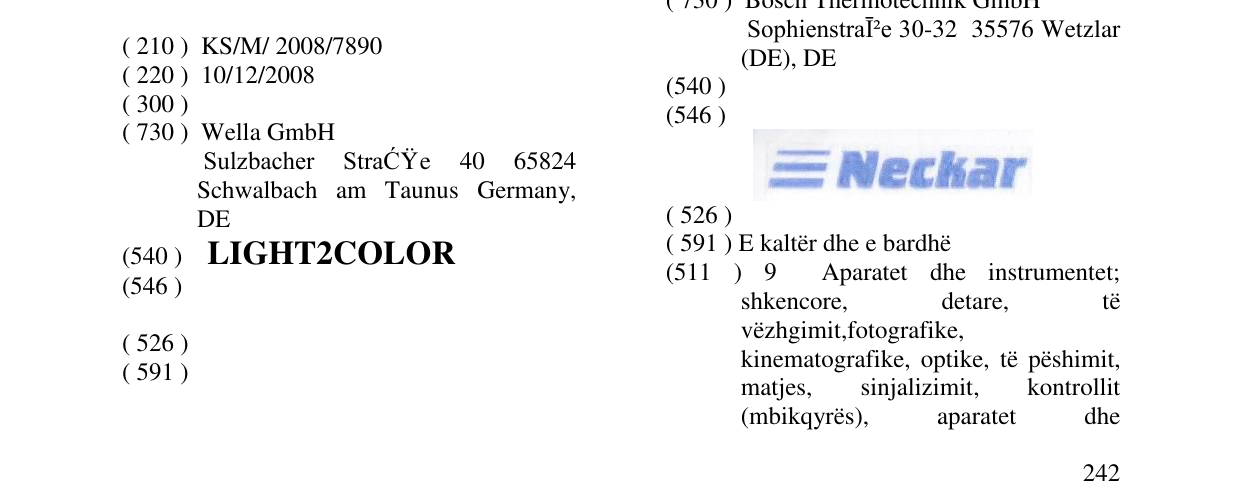 Zëri i markës LIGHT2COLOR në buletin