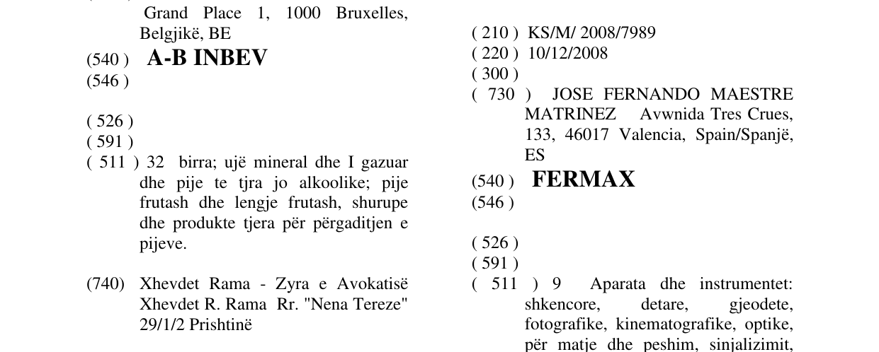 Zëri i markës FERMAX në buletin