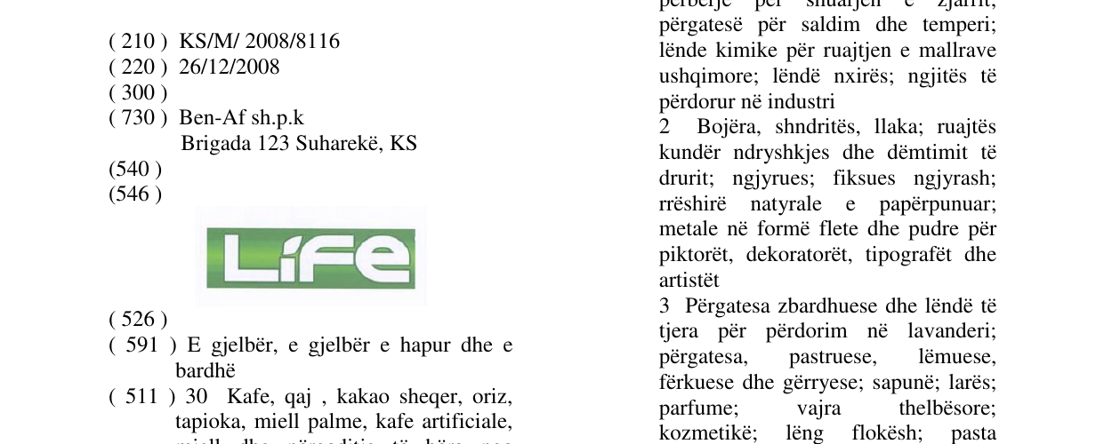 Zëri i markës Life në buletin