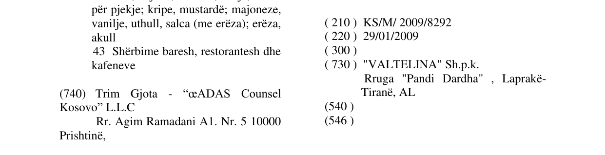 Zëri i markës LoriCaffe Professional në buletin