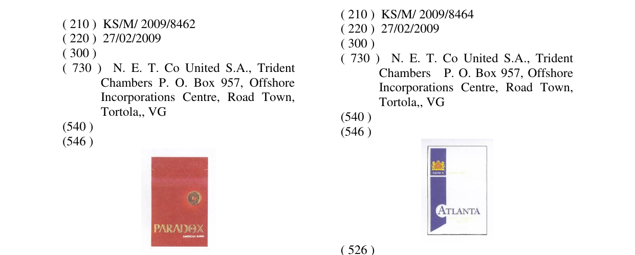 Zëri i markës PARADOX në buletin