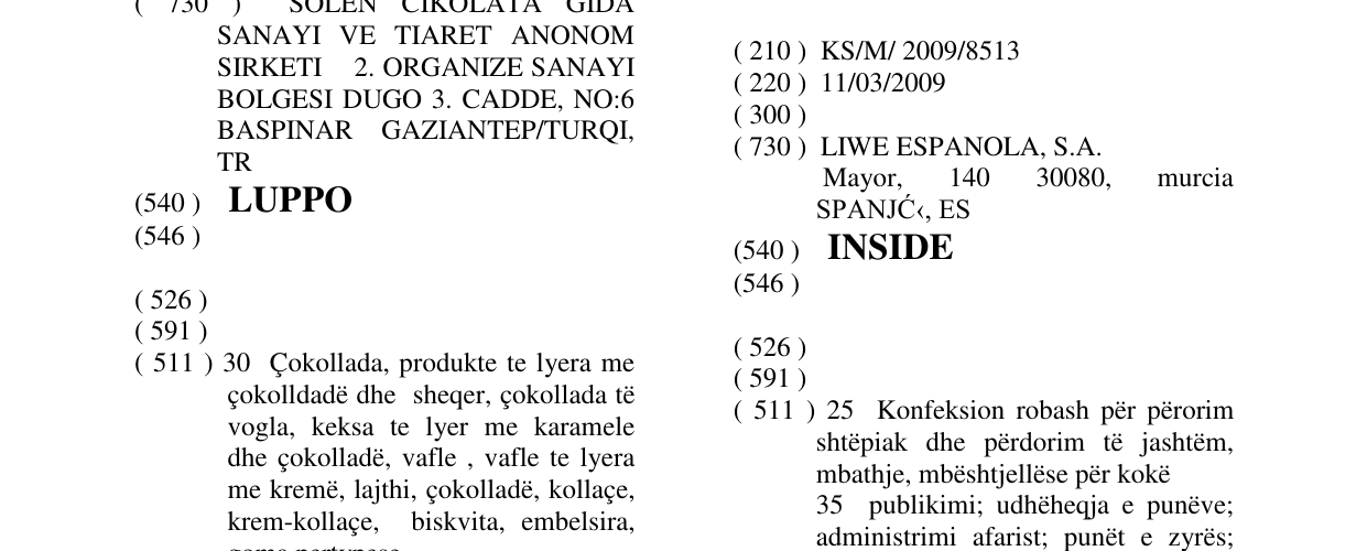 Zëri i markës INSIDE në buletin