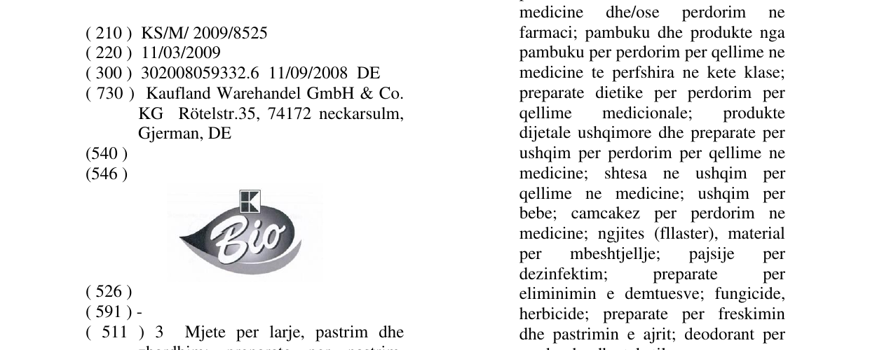 Zëri i markës Bio në buletin
