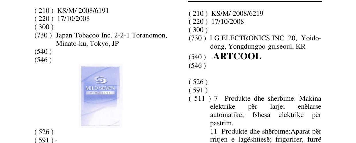 Zëri i markës ARTCOOL në buletin