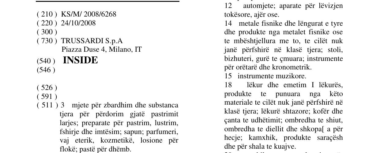 Zëri i markës INSIDE në buletin