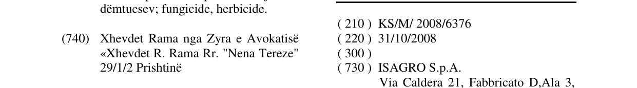 Zëri i markës EMINENT në buletin