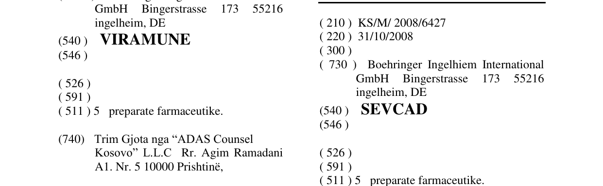 Zëri i markës SEVCAD në buletin