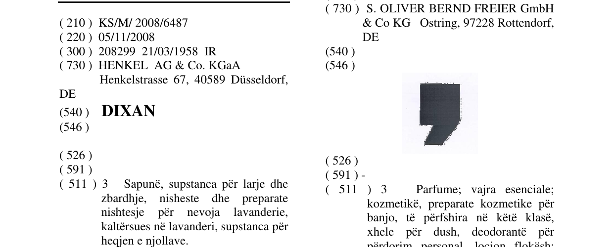 Zëri i markës DIXAN në buletin