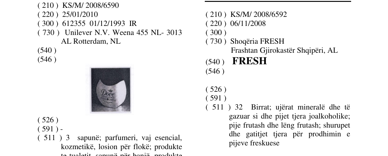 Zëri i markës FRESH në buletin
