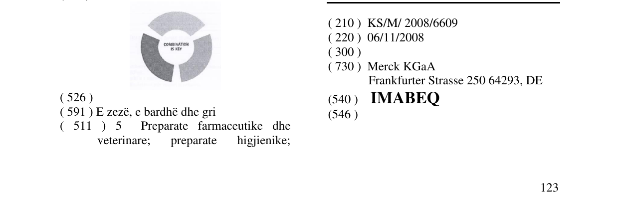 Zëri i markës IMABEQ në buletin