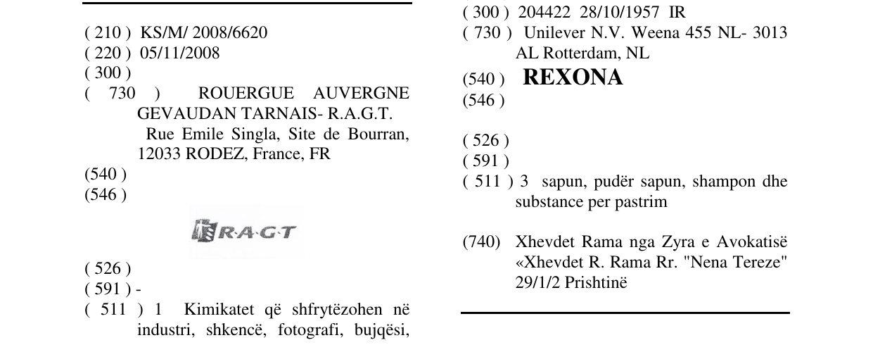 Zëri i markës RAGT në buletin
